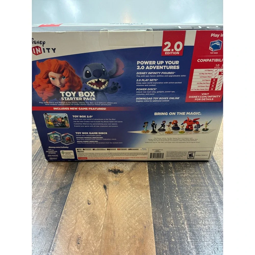 Disney‎ Infinity 2.0 Toy Box Starter Pack PS3 Merida Stitch New Sealed